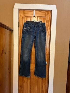 Cinch Men's Carter Dark Blue Bootcut Jeans